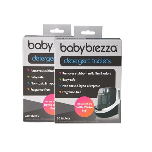 Image of Baby Brezza Bottle Washer Pro - Baby Bottle Washer, Sterilizer + Dryer & Official Detergent Soap Tablets for Baby Brezza Bottle Washer Pro, 120 Tablets