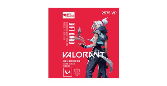Image of Valorant - 2575 VP@ 2425 INR (Riot Cash $25) | Additional 5% discount via coupons |E-Gift Card | Instant Delivery |Redeemable across Riot Games |Subject to availability