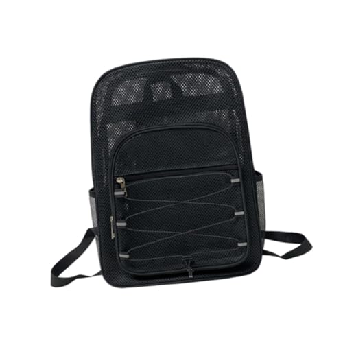 Mesh Backpack Sports Gym Bag Casual Rucksack Convenient Beach Backpack Fitness Storage Bag for Street Shopping Travel Cycling