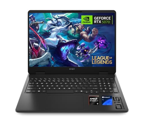 Image of HP OMEN 16 Gaming Laptop,AMD Ryzen 9 8940HX, 32 GB DDR5 RAM, 1 TB PCIe SSD, 16 inch WQXGA (2560x1600) 240Hz Display, Nvidia G-Force RTX 5070, RGB Backlit Keyboard, W11 Pro, Shadow Black