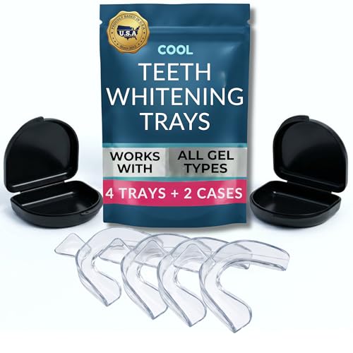 Teeth Whitening Trays Moldable & Trimmable – 4 Custom...