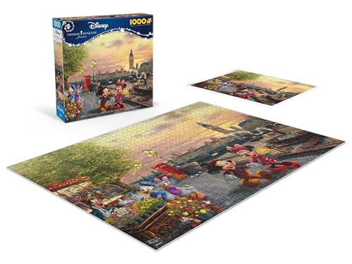Ceaco 3183-2 Thomas Kinkade - Disney - Mickey & Minnie In London - 1000 Piece Jigsaw Puzzle thumb #3