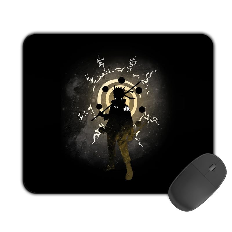 Image of Kirmada Gaming Mouse Pad - Naruto Six Path Sage (Naruto) Non-Slip Rubber Base - Durable, Smooth Surface, Ergonomic Design, Easy to Clean -Small Size for Mackbook,Laptop,Desktop