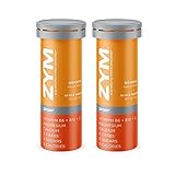 ZYM Sport Electrolyte Effervescent Tablets - Natural Electrolyte Replacement Supplement for Fast Hyd