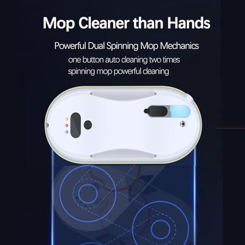 Auto Water Spray Window Cleaner Robot, 5600pa Vacuum Glass Cleaner, Smart Glass Cleaning Robotic, Intelligent Automatic Cleaner Robot for Outdoor&Indoor Windows - Image 3