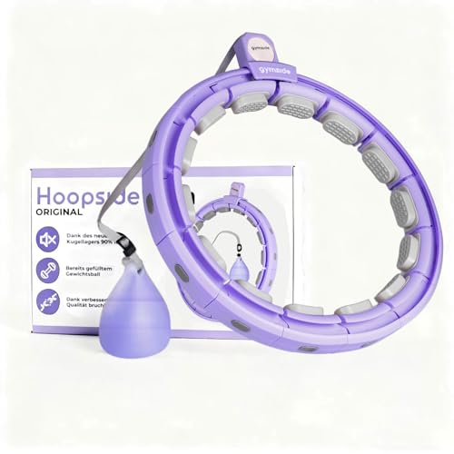 Gymside Hoopside Pro Original - Leiser Smart Hula Hoop, Fällt Nicht...
