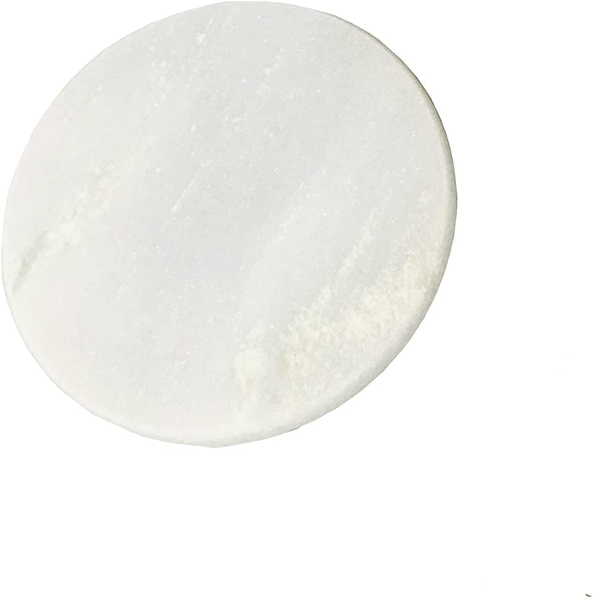 Planche à fromage ronde en marbre blanc chakla pour étaler la pâte sans coller