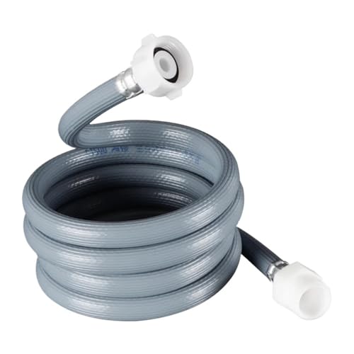 Tubo de extensión de acoplamiento de entrada de agua para lavadora automática, accesorios de interfaz roscada de manguera de extensión (2 m)