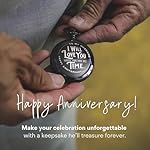 Wedding Anniversary Gift for Husband from Wife – The Best “Anniversary Card to Husband” Alternative – Engraved Mens Pocket Watch for 1st, 15 or Silver Anniversary Gifts for Men, Ready to Gift - Image 2