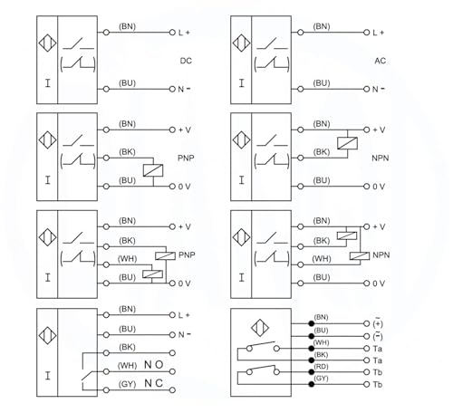 Interruptor magnético CS1-G de proximidad para cilindro de aire de metal CC/CA 5 piezas 7