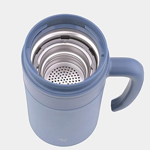 Top-down view of the Zojirushi Tea Tumbler showing the interior and infuser components