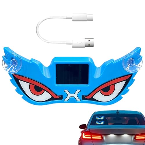 Générique Œil Solaire Éclairage d'Ambiance LED pour Voiture | Décoration Imperméable 5 Modes Sans Perçage - Lumières LED Sans Fil | pour SUV Camion Camping-Car Sport Garage Maison