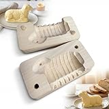 PEEWIT Holzform Butterlamm 11x6,5 Zentimeter mit Messer