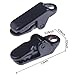 20 Pack Small Tarp Awning Clamp Set - Black Tarp Clips Jaw Tent Snaps for Camping