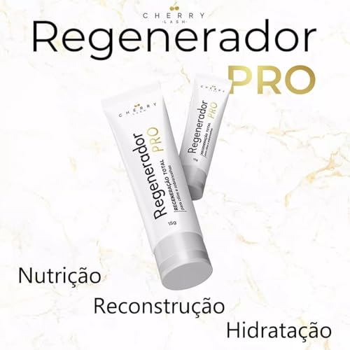 Creme Regenerador Pro Cherry Lash 15g - Hidratação e Recuperação para Extensão de Cílios, Cuida e Fo