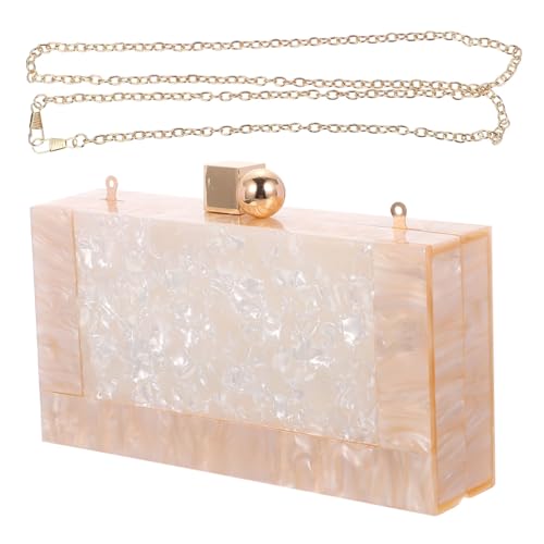 Sac à bandoulière acrylique évitez les fermoirs fragiles avec cette pochette au design précis