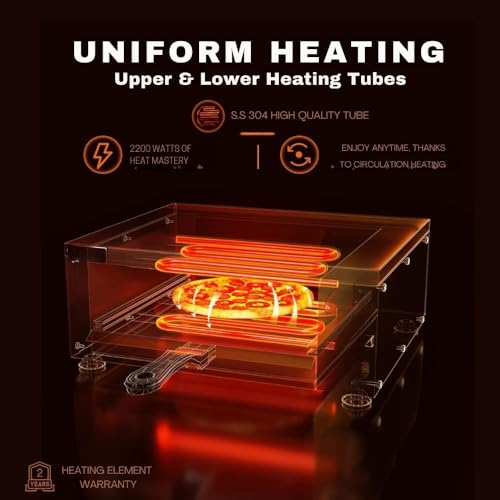 Wellberg iron 2 in 1 Electric Tandoor with 6 Gifts (Black, 14 IN) (2 IN 1 Tandoor) For Home | Cook Naan, Roti Etc.