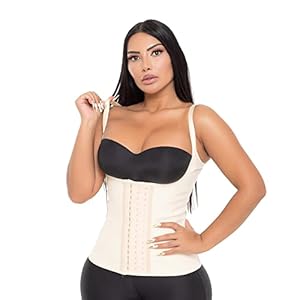 Yamuna Korse Taille Trainer voor vrouwen Premium huid met bandjes Bevat 7 stalen botten korset of cincher