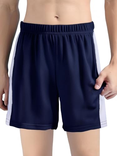 Kids Boys High Waist Running Shorts Loose Fit Basketball Football Athletic Sport Gym Shorts3