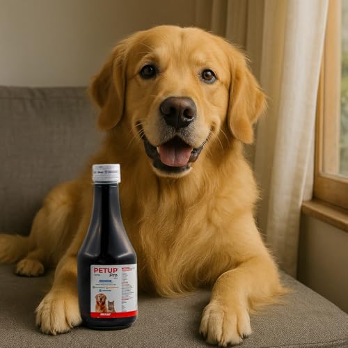 Image of Pet Up Pro Syrup for Dogs & Cats | Multivitamin Supplement with Essential Nutrients | Supports Vitality, Appetite & General Wellness | 500ml Liquid Tonic