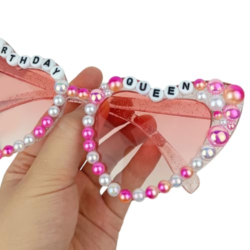 Birthday Glasses for Women，Birthday Queen Sunglasses for Happy Birthday Party Gifts4