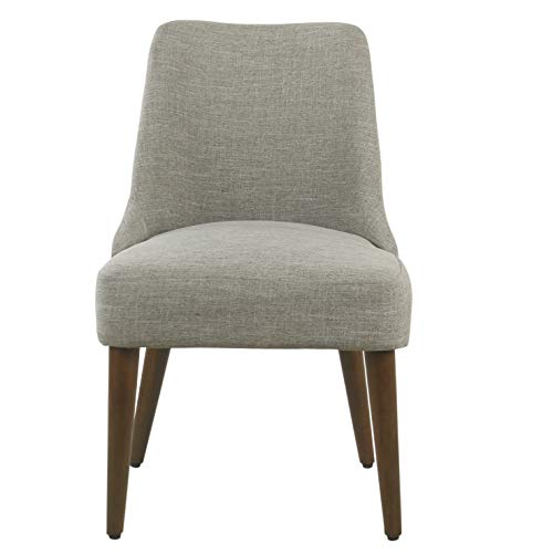 Image of HomePop Gayle Dining Chair - Woven Gray (Single Pack)