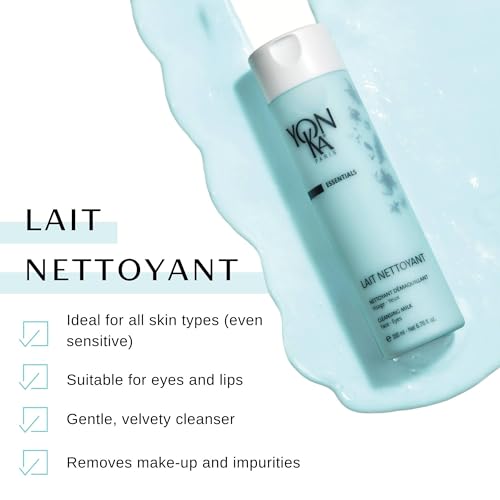 Cleansing Milk Yonka 200ml | 98% Natural Origin Gentle Makeup Remover Milk | Moisturises and Rebalances Skin | All Skin Types, Even Dry and Sensitive | Water Rinsing | Botanical Blend and Brown Algae - Image 3