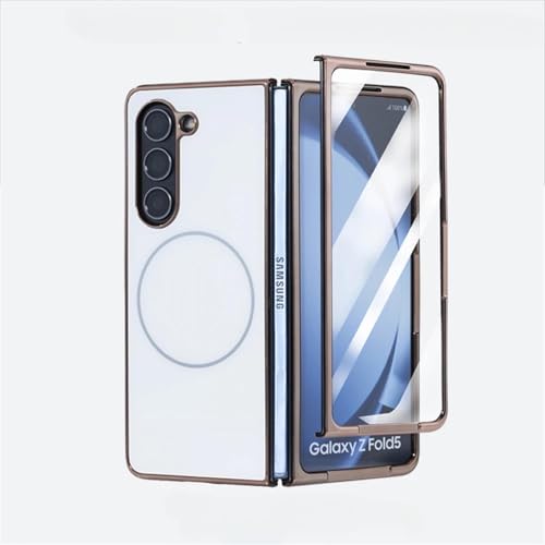Coque Galaxy Z Fold4 magnétique plastique blanc rigide antichoc mince