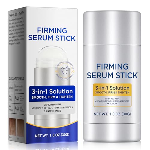 Retinol Firming Serum Stick for Face, Neck & Body – 3-in-1 Firming for Wrinkles, Smooths &...
