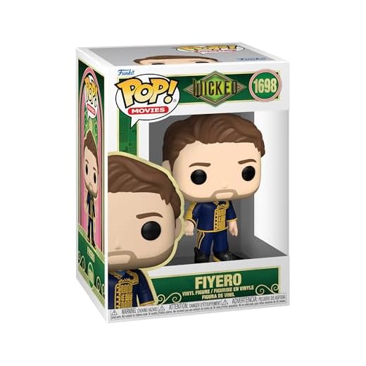 Funko Pop! Movies: Wicked - Fiyero - Figura de Vinilo Coleccionable - Idea de Regalo- Mercancia Oficial - Juguetes para Niños y Adultos - Muñeco para Coleccionistas y Exposición