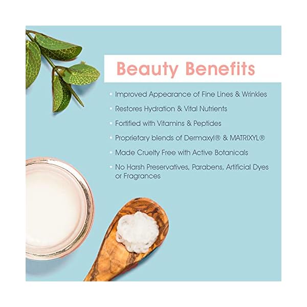 goPure Glyco-Peptide Anti Wrinkle Face Cream - Hyaluronic Acid Moisturizer for Face with Glycolic Acid, Peptides, and Vitamin E - Hydrating Facial Moisturizer with Anti-Aging Formula - 1.7 fl oz