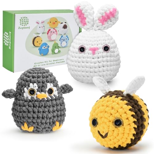 TranquilHome Crochet Kit Amigurumi Crochet kit Debutant Kit Fuppy