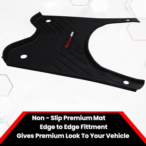 Image of Grandbiker Foot Mat Removeable & Washable Floor Board Heavy Duty Foot Mat Floor Board Premium Comfort and Durability /FootMat Compatible for Activa 125 (BS4 & BS6)