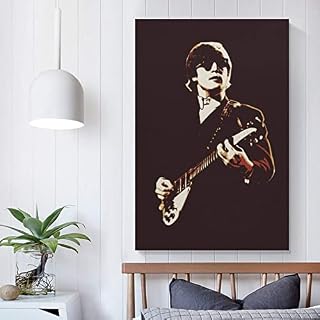 BAMNA Affiches et impressions 30 * 50cm Senza Cornice John Lennon Guitar Singer Poster decorativi del soggiorno - Les Beatles, Paul McCartney, John Lennon, RIngo Starr, George Harrison BAMNA Affiches et impressions 30 * 50cm Senza Cornice John Lennon Guitar Singer Poster decorativi del soggiorno – Image 4