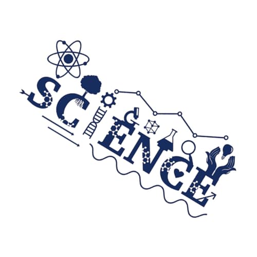 Vinilo Decorativo Ciencia Química Astronomía 99x42cm