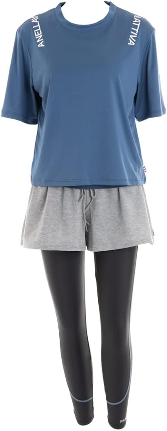 はヌード】 FILA 水着 大きいサイズ レディース キュロット 付 半袖
