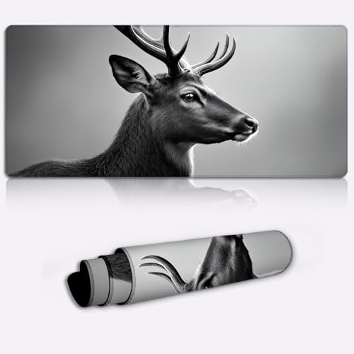 Tapis de souris cerf antidérapant 900x400mm pour éviter les glisses