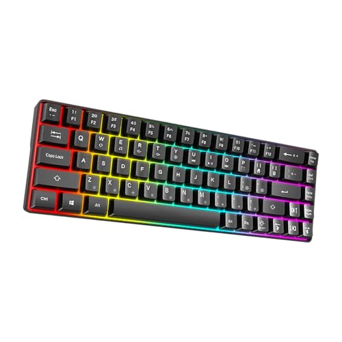 Teclado Mecánico Gamer 60% YIBAISI Con Cable miniatura 4