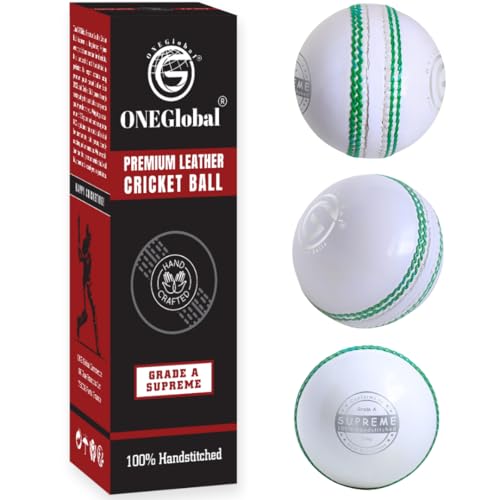 Balle de cricket rigide 156 g Supreme pour ne plus déformer vos balles