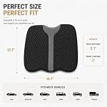 Car Seat Cushion, Ergonomic Memory Foam for Comfortable Driving - Image 2