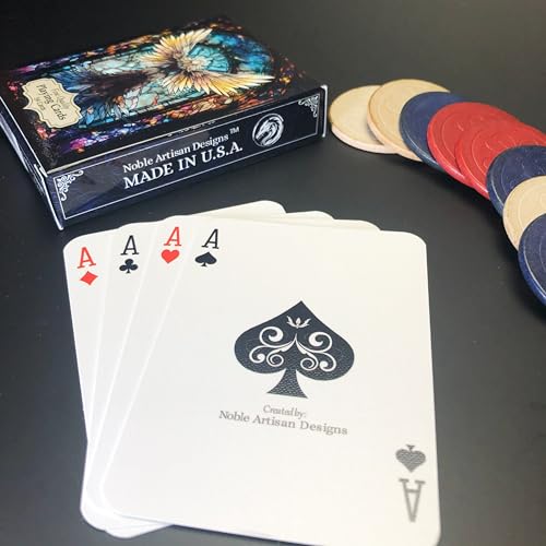 Baraja de cartas Gothic Angel tamaño póker miniatura 6