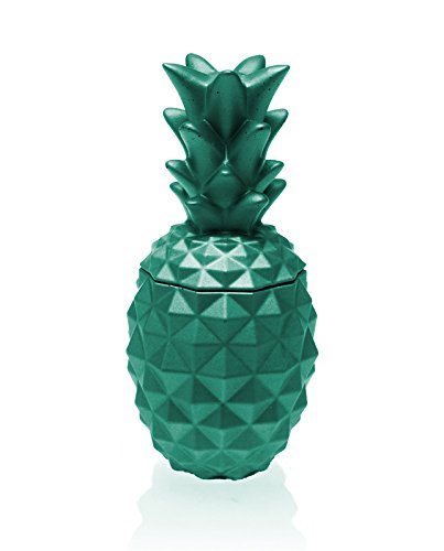 Candellana Candles Candlefort Concrete Candle-Pineapple Turquoise, Scent: for Her