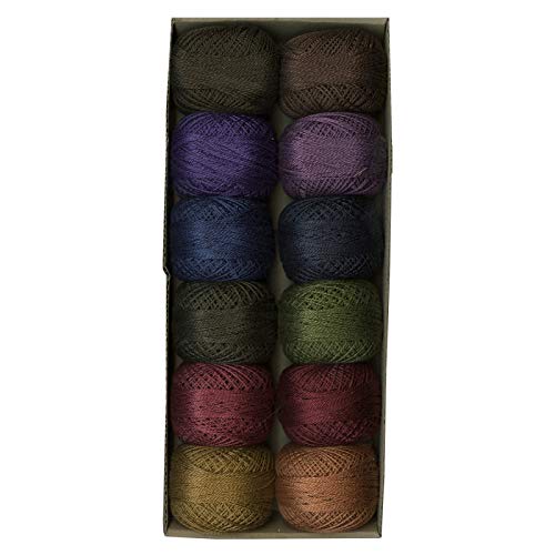 Image of Valdani Pearl Cotton Sz 12 | Dark by Bigsby Designs | 110 Yds /Ball