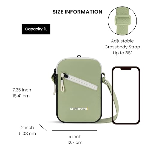 Image of Sherpani Rogue, Mini Crossbody Bag, Lightweight Shoulder Bag, Cross Body Purse, Crossbody Bags, Unisex Travel Gift