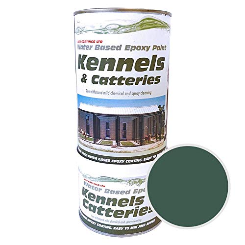 ASK Coatings Cattery and Kennel Floor Paint, waterproof epoxy paint (1L, Green) โ image 1
