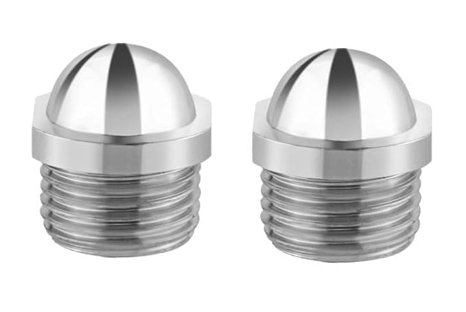 Chrome Plated Brass Plug 1/2" Male for Pipe Fittings Pack of 2-image-48