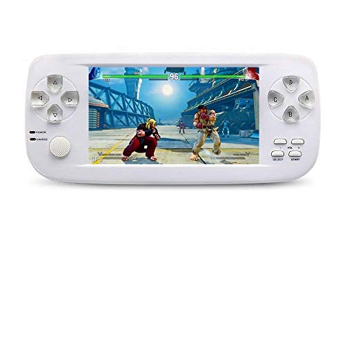 CZT 16GB Pap kiii 3 Plus 4.3 inch Screen Dual core Handheld Video Game Console Good Workmanship Build in 3000 Game for CPSGBAGBCGBSFCFCMDGGSMS MP3/4 Detachable Lithium Battery (White)
