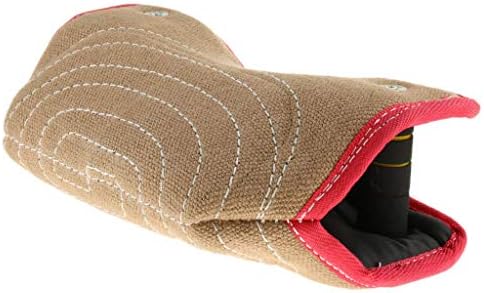 2 Handle Targeting Jute Bite Wedge Tug Toy Dogs Bite Sleeve Arm Protection for Dogs Work Dog Puppy Training Playing