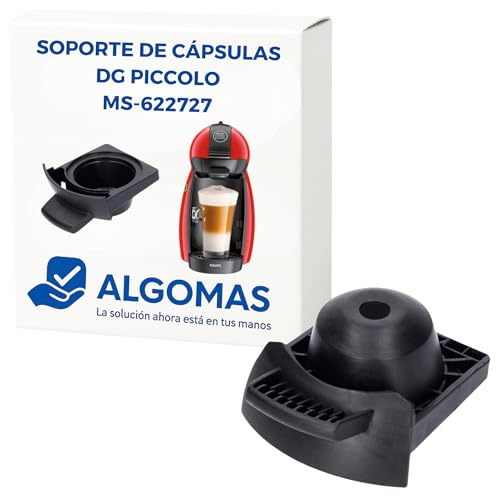 ALGOMAS® Soporte Cápsula Compatible con Dolce Gusto Piccolo MS-622727 | Plástico Resistente al Calor | Evita Fugas | Fácil Instalación y Limpieza