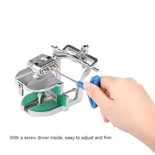 ORILAO Universal Verstellbare Articulator Kiefer Rahmen Zähne Modelle für Labor
